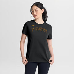 Pittsburgh Pirates Nike Women's Wordmark T-Shirt - Black - Nike Discount