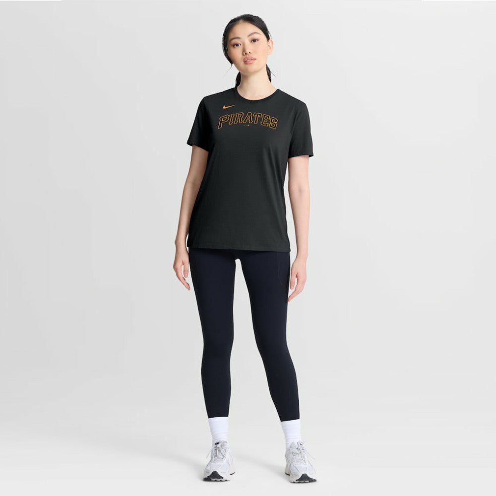 Pittsburgh Pirates Nike Women's Wordmark T-Shirt - Black - Nike Discount