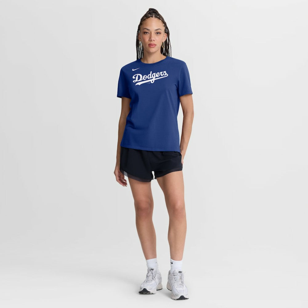 Los Angeles Dodgers Nike Women's Wordmark T-Shirt - Royal - Nike Discount