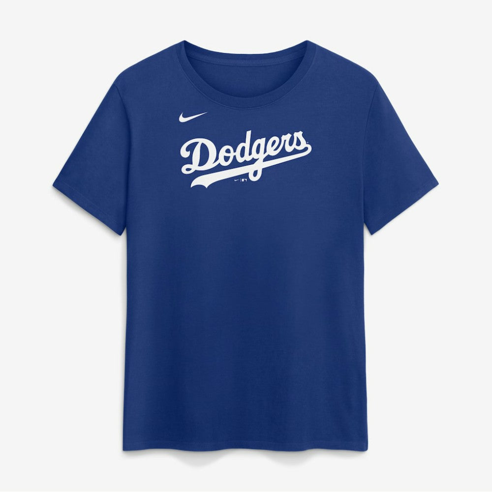 Los Angeles Dodgers Nike Women's Wordmark T-Shirt - Royal - Nike Discount