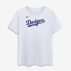 Los Angeles Dodgers Nike Women's Wordmark T-Shirt - White - Nike Lifestyle