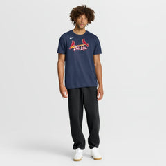 St. Louis Cardinals Nike City Connect Large Logo T-Shirt - Navy - Nike Discount