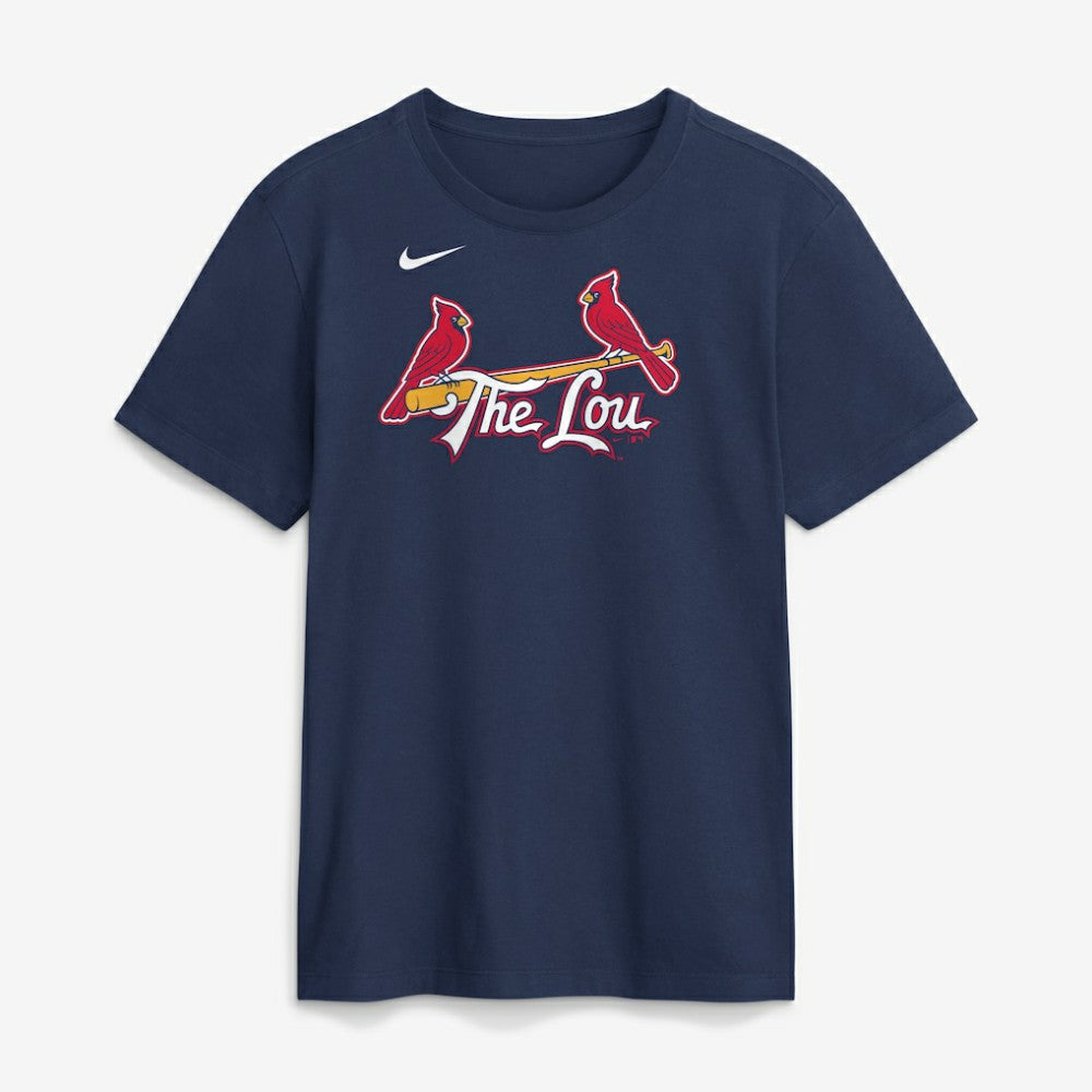 St. Louis Cardinals Nike City Connect Large Logo T-Shirt - Navy - Nike Discount