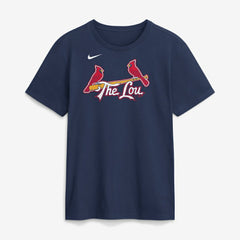 St. Louis Cardinals Nike City Connect Large Logo T-Shirt - Navy - Nike Discount