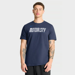 Detroit Tigers Nike City Connect Large Logo T-Shirt - Navy - Nike Online