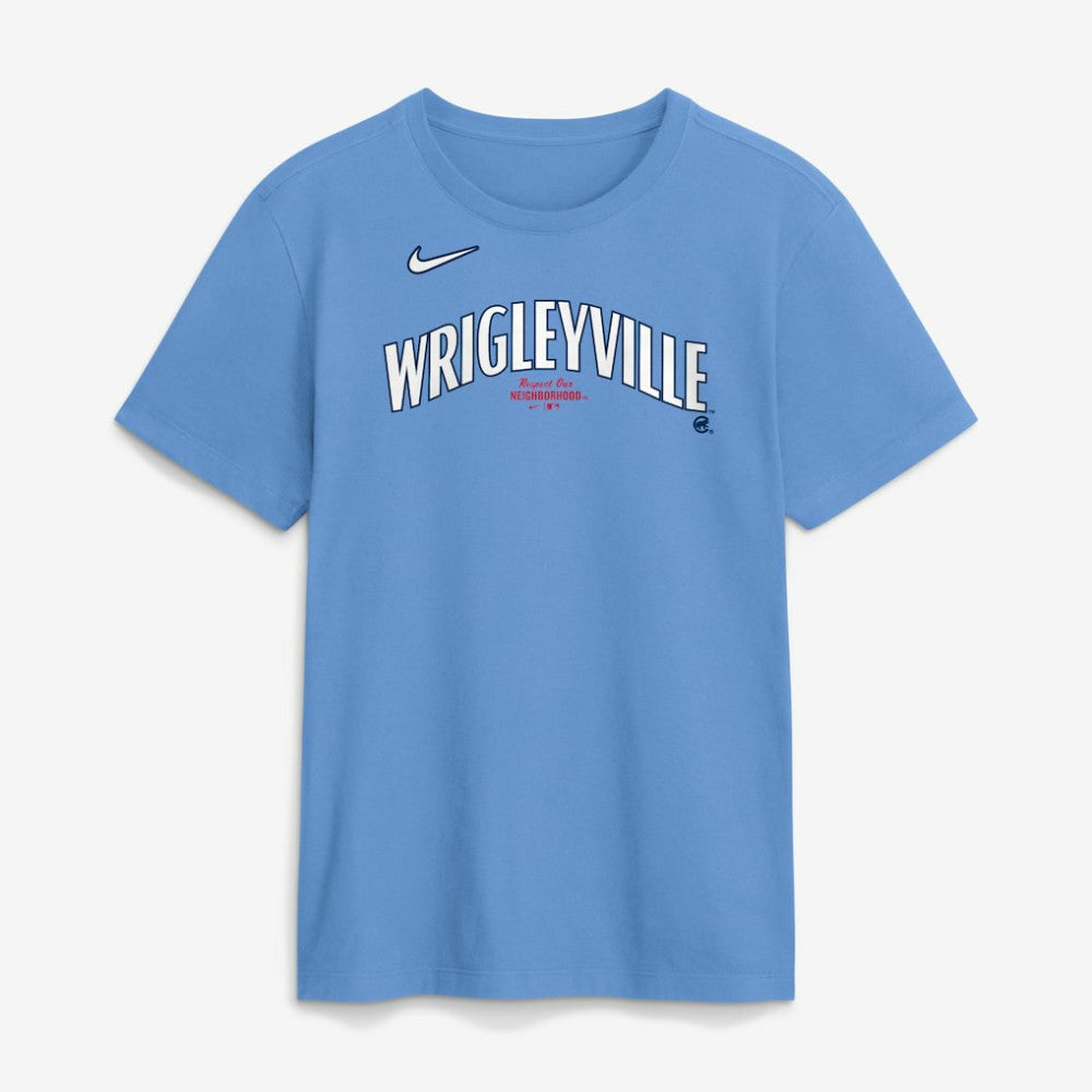 Chicago Cubs Nike City Connect Large Logo T-Shirt - Light Blue - Nike on Sale