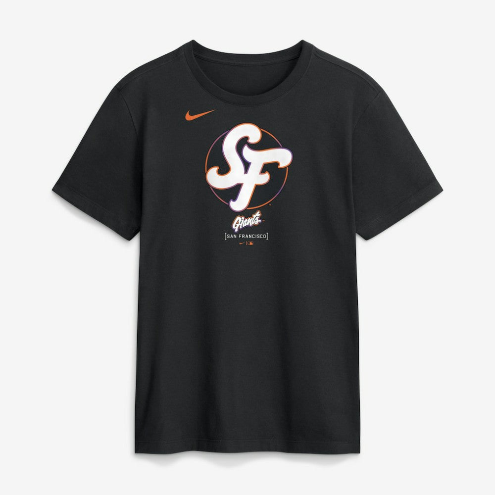 San Francisco Giants Nike City Connect Large Logo T-Shirt - Black - Nike Online