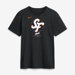 San Francisco Giants Nike City Connect Large Logo T-Shirt - Black - Nike Online