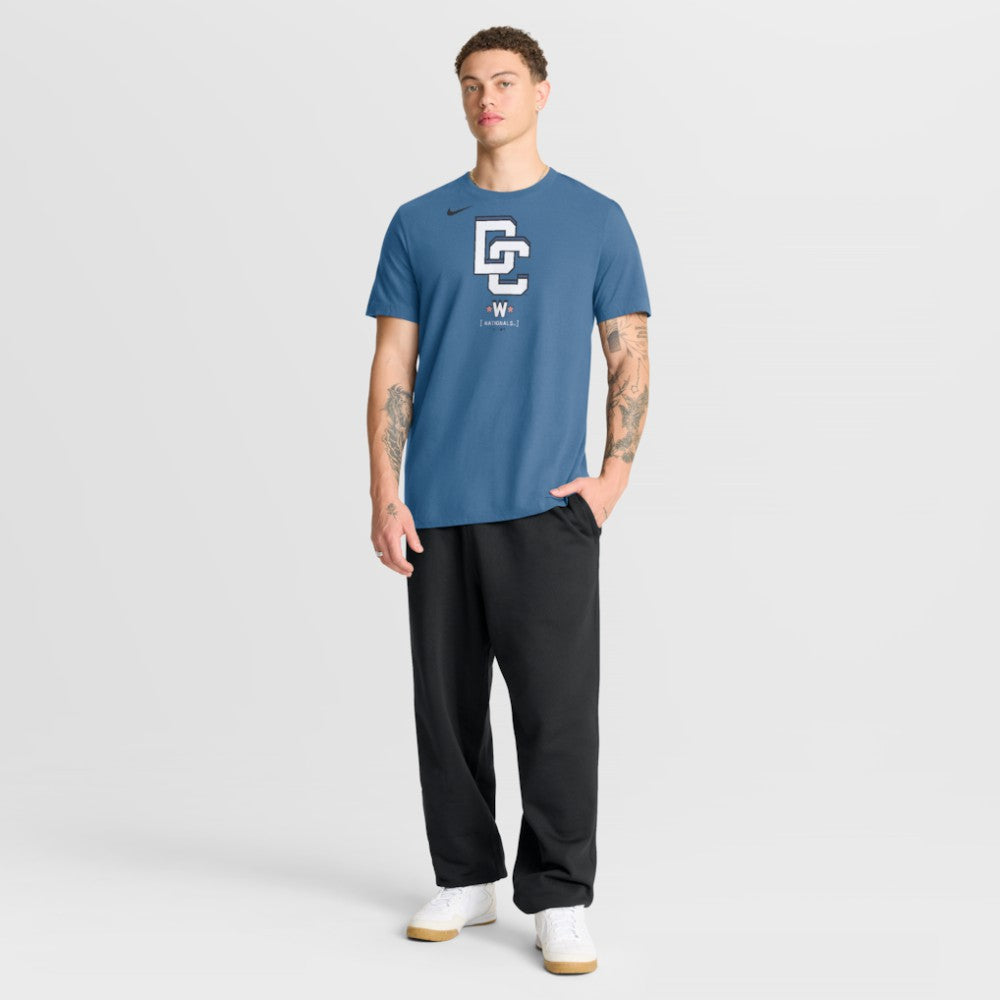 Washington Nationals Nike City Connect Large Logo T-Shirt - Navy - Nike Discount