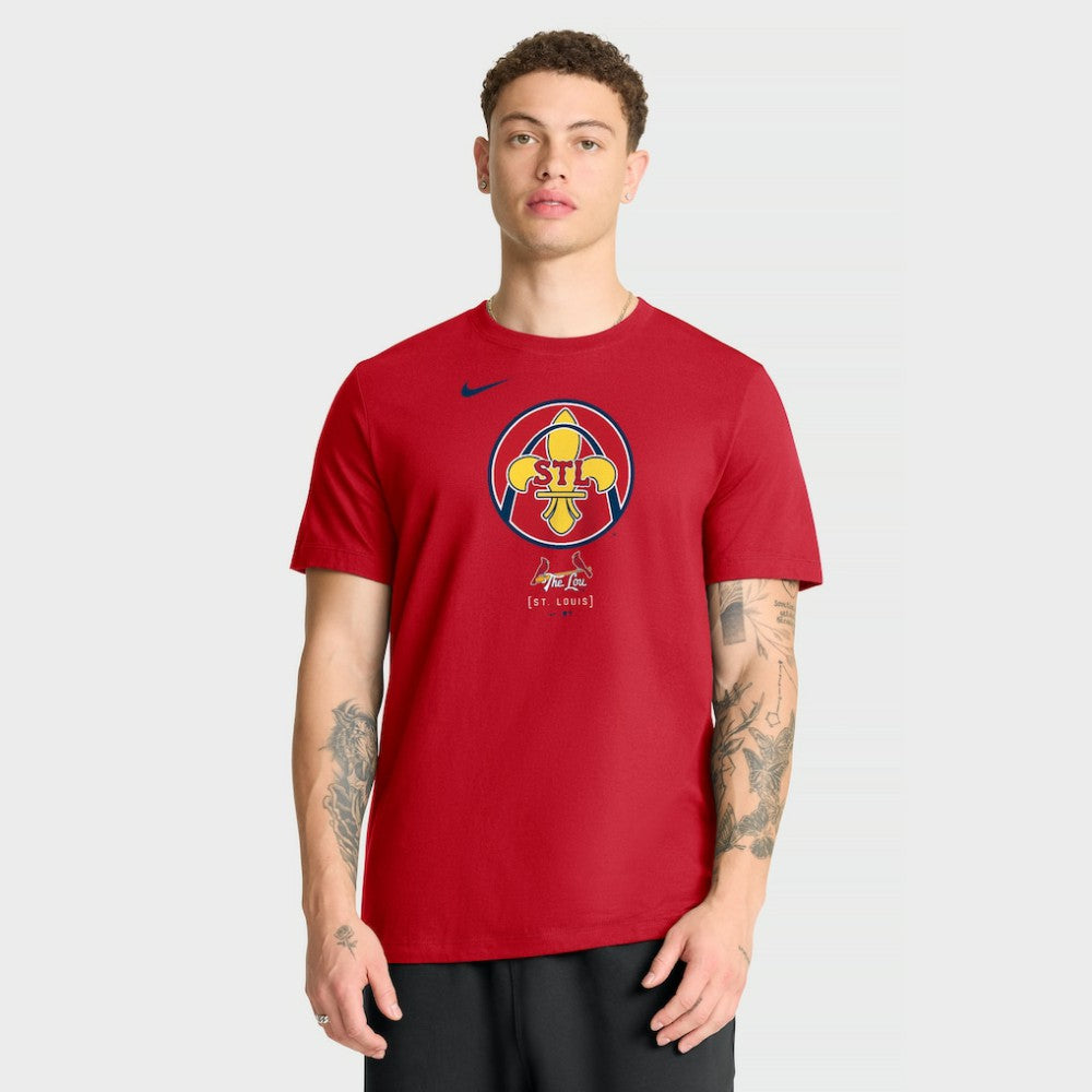 St. Louis Cardinals Nike City Connect Wordmark T-Shirt - Red - Nike Online