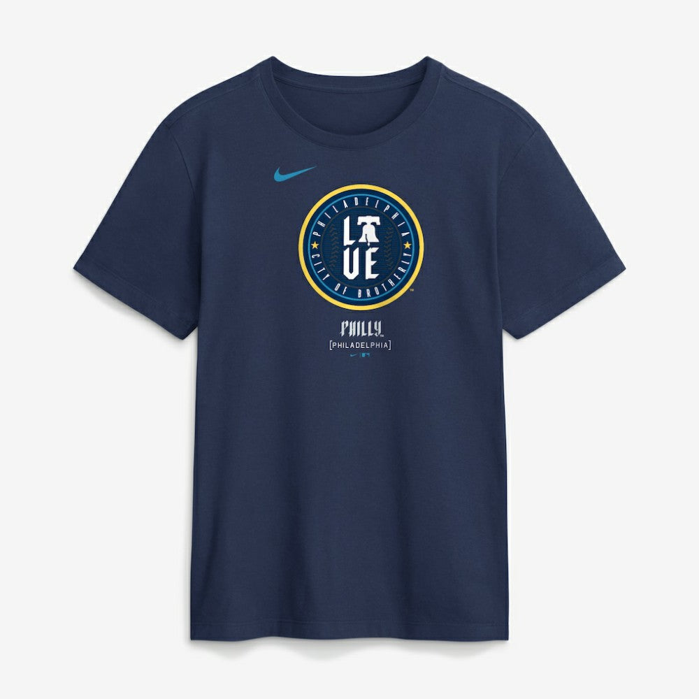Philadelphia Phillies Nike City Connect Wordmark T-Shirt - Navy - Nike Online