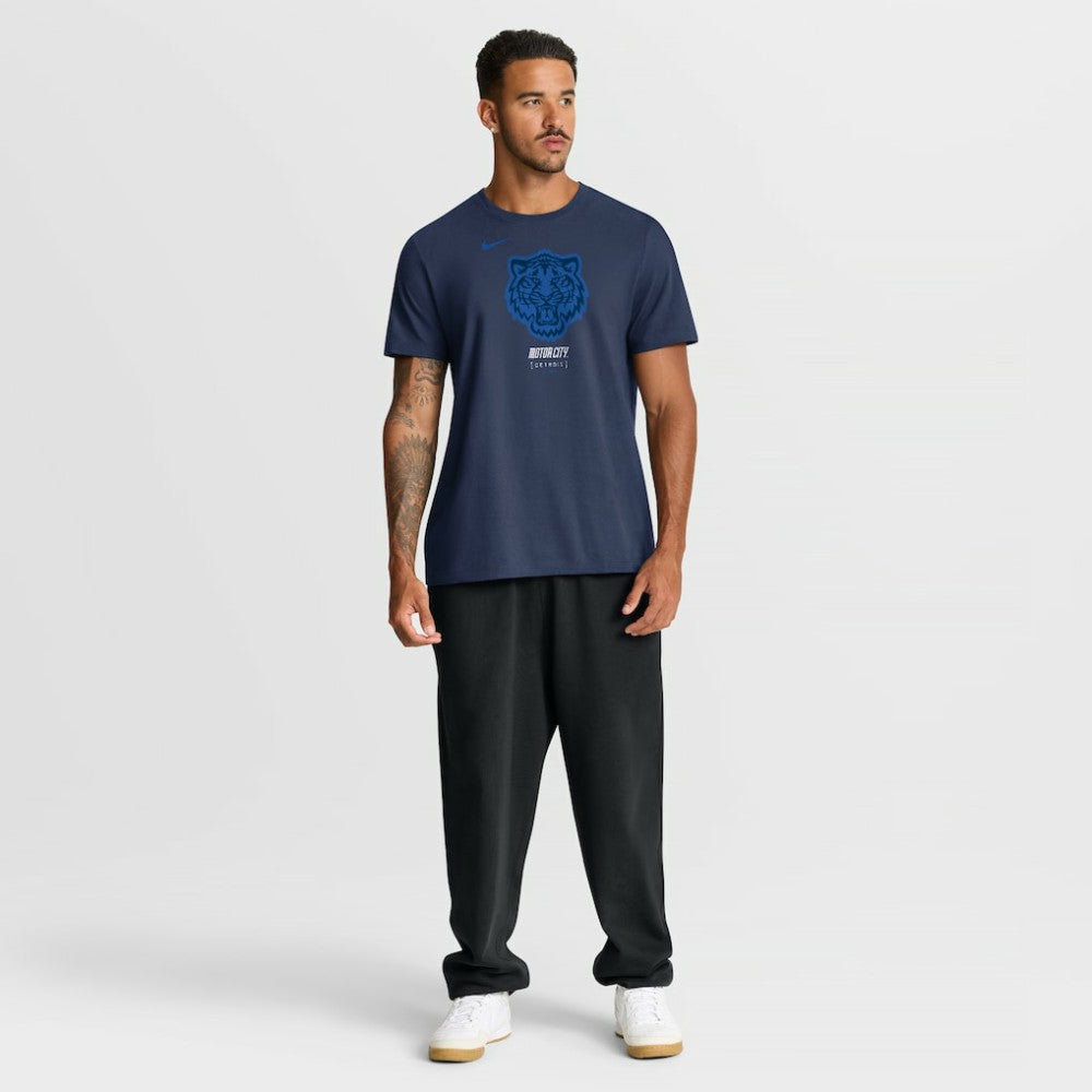 Detroit Tigers Nike City Connect Wordmark T-Shirt - Navy - Nike Online