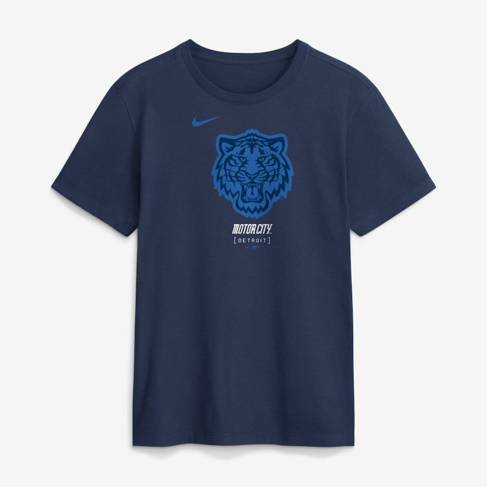 Detroit Tigers Nike City Connect Wordmark T-Shirt - Navy - Nike Online