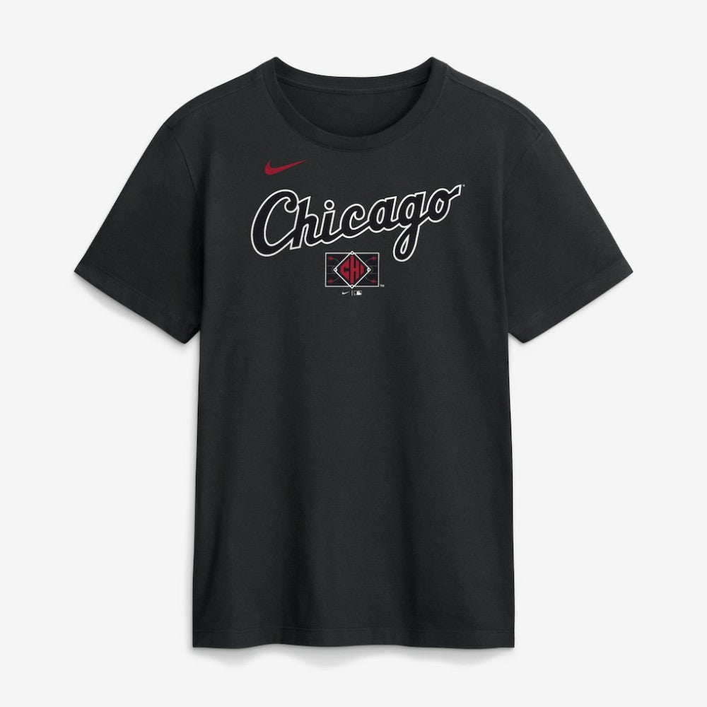 Chicago White Sox Nike City Connect Wordmark T-Shirt - Black - Nike Online