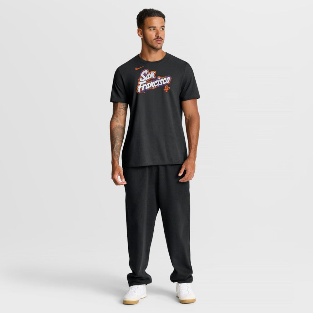 San Francisco Giants Nike City Connect Wordmark T-Shirt - Black - Nike Online