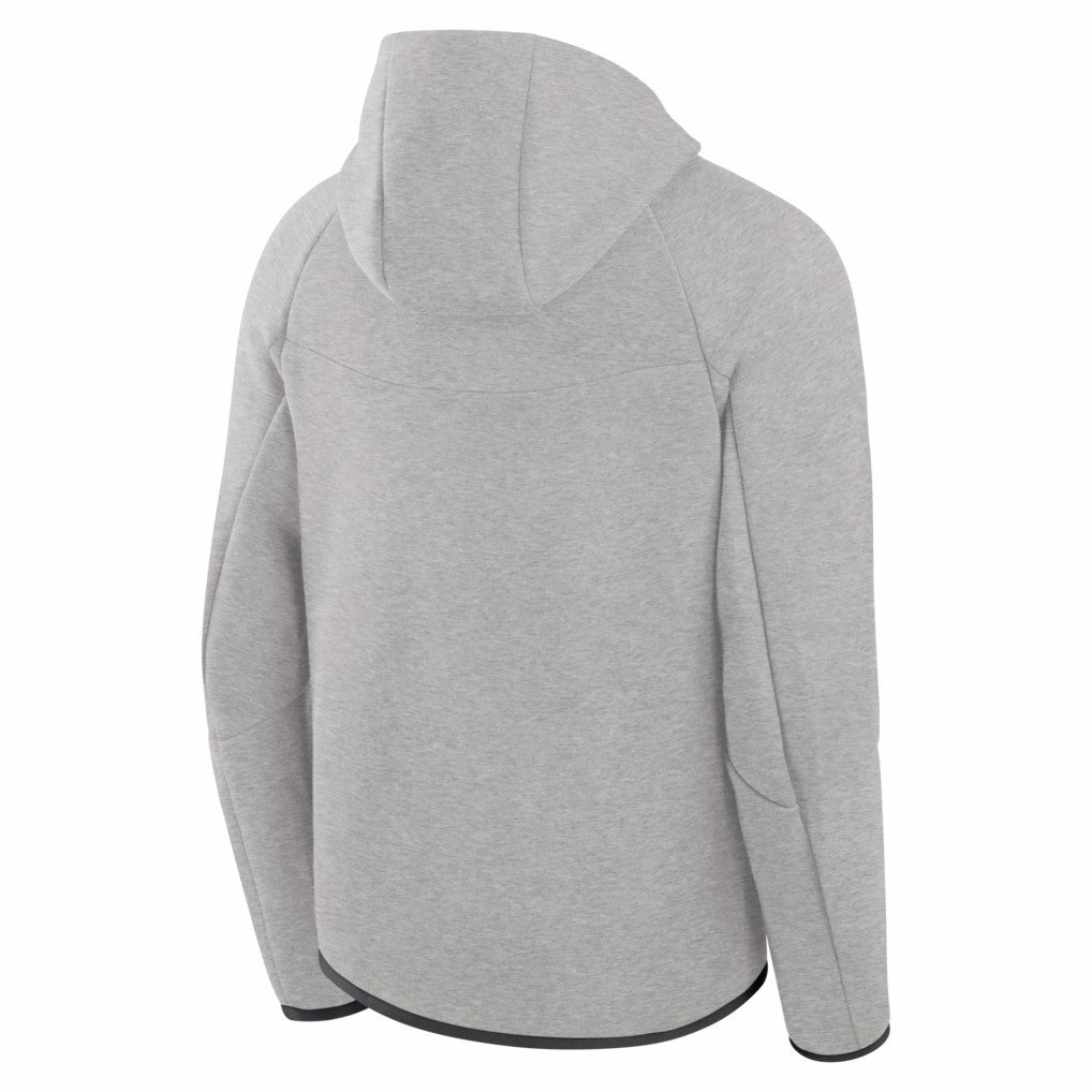 Nike Green Bay Packers Tech Fleece Raglan Full-Zip Windrunner Hoodie Heather Gray