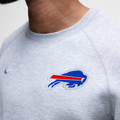 Nike Buffalo Bills Tech Fleece Raglan Sweatshirt Heather Gray