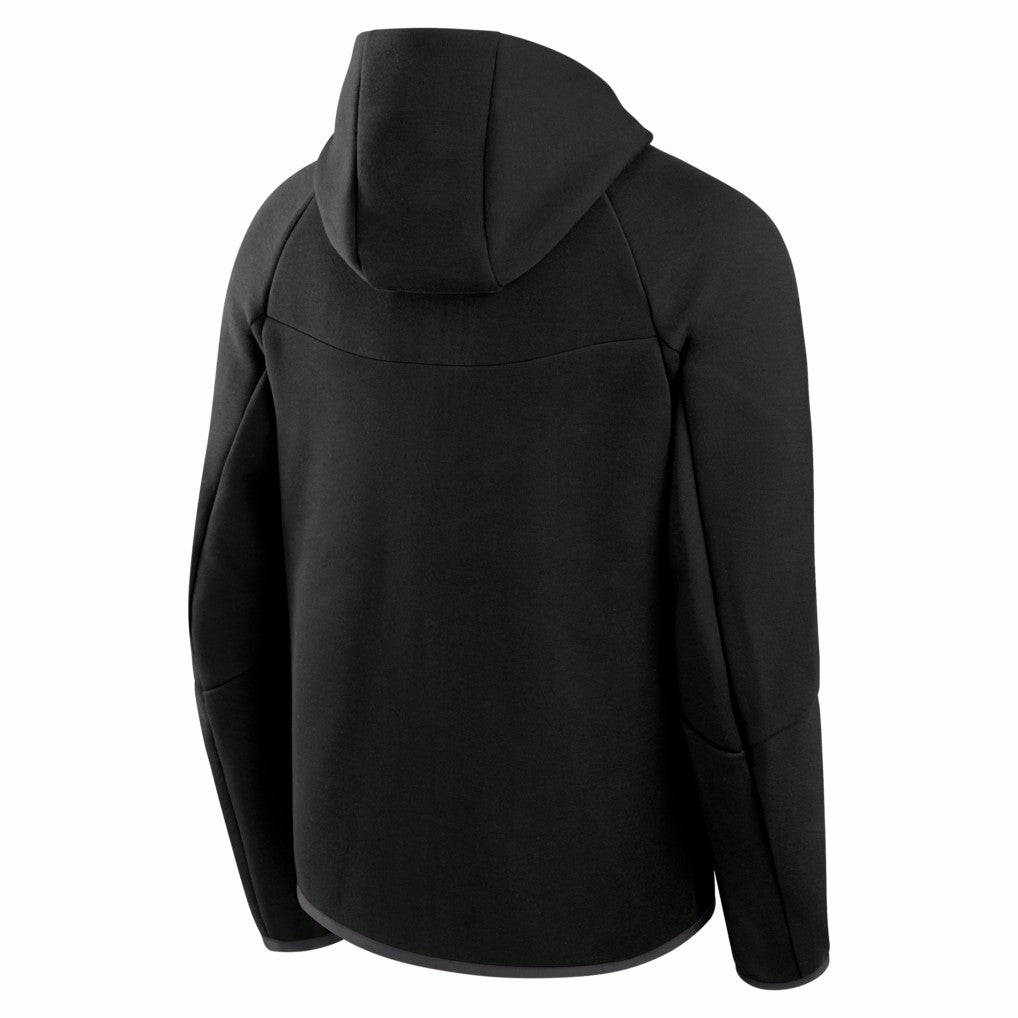 Nike Pittsburgh Steelers Tech Fleece Raglan Full-Zip Windrunner Hoodie Black