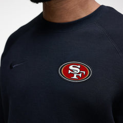 Nike San Francisco 49ers Tech Fleece Raglan Sweatshirt Black