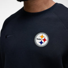 Nike Pittsburgh Steelers Tech Fleece Raglan Sweatshirt Black