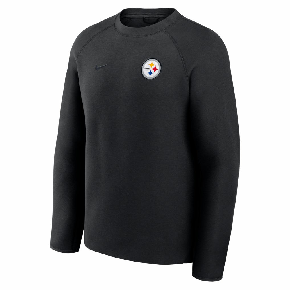 Nike Pittsburgh Steelers Tech Fleece Raglan Sweatshirt Black