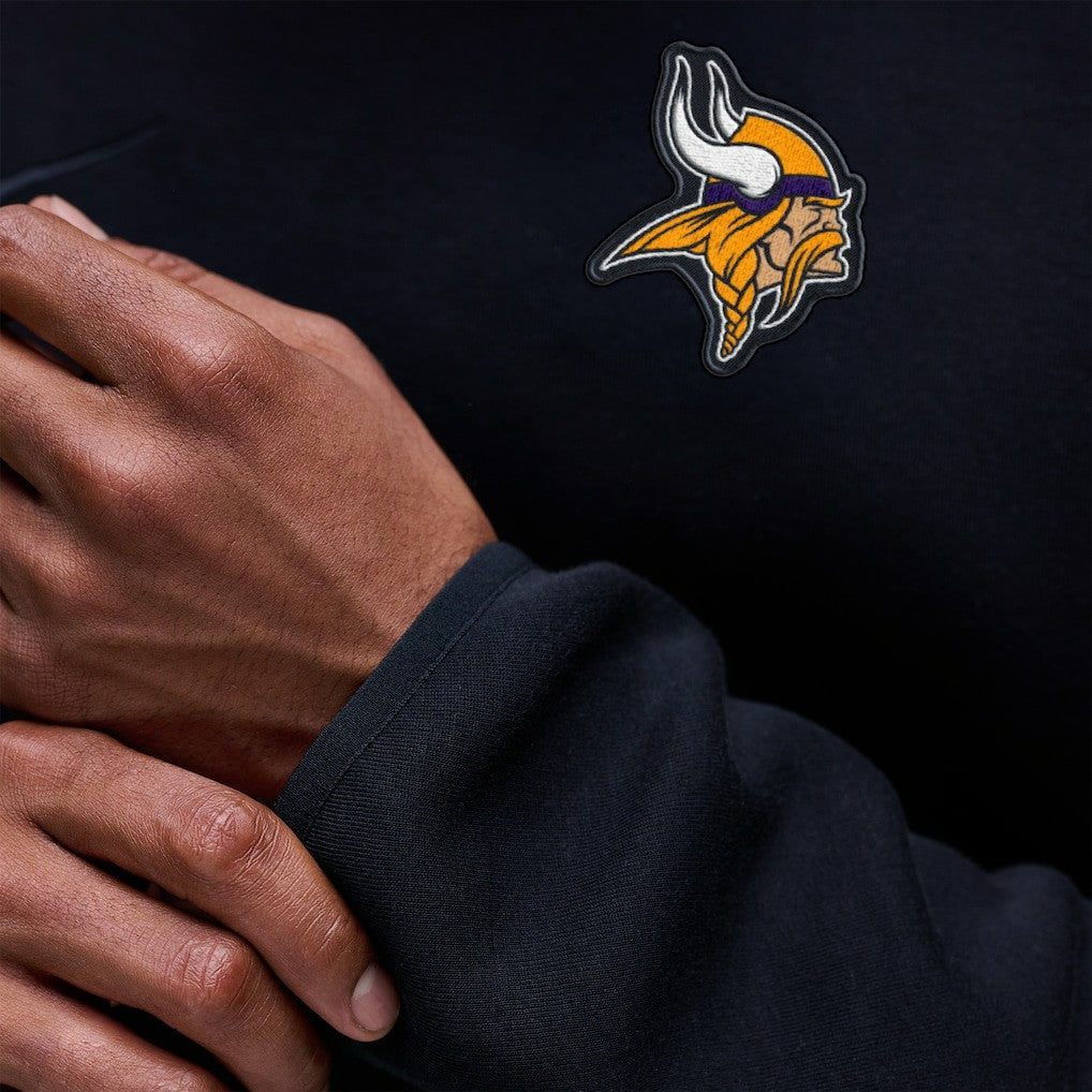 Nike Minnesota Vikings Tech Fleece Raglan Sweatshirt Black
