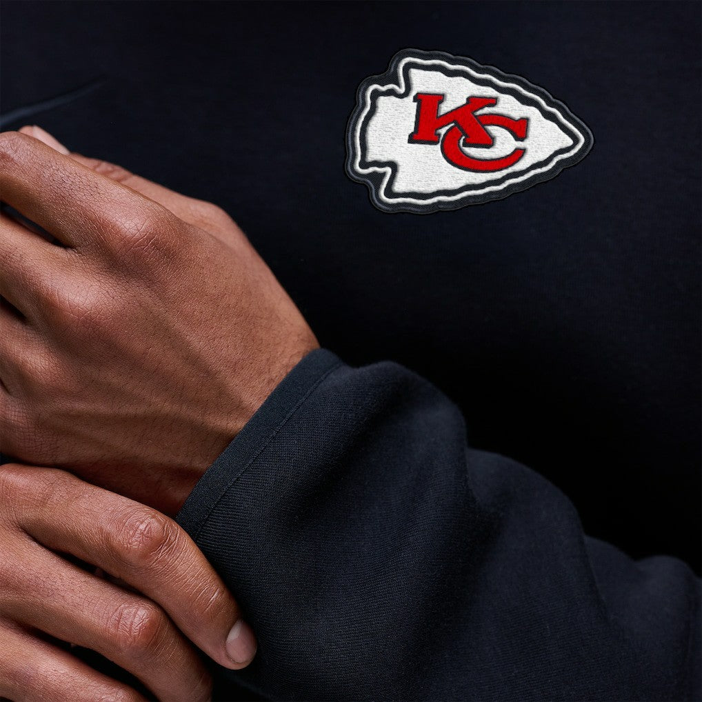 Nike Kansas City Chiefs Tech Fleece Raglan Sweatshirt Black