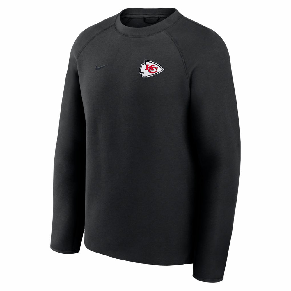 Nike Kansas City Chiefs Tech Fleece Raglan Sweatshirt Black