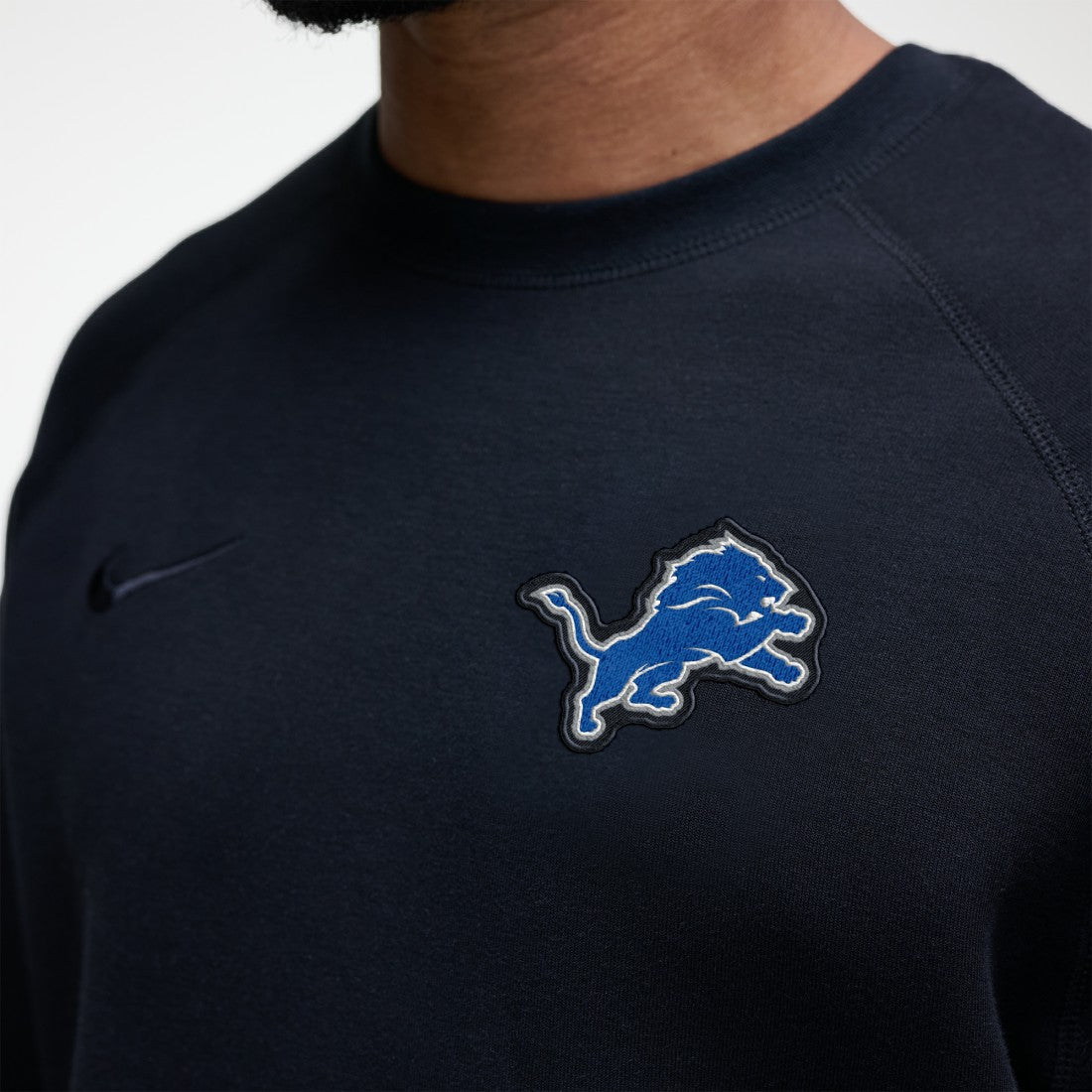 Nike Detroit Lions Tech Fleece Raglan Sweatshirt Black