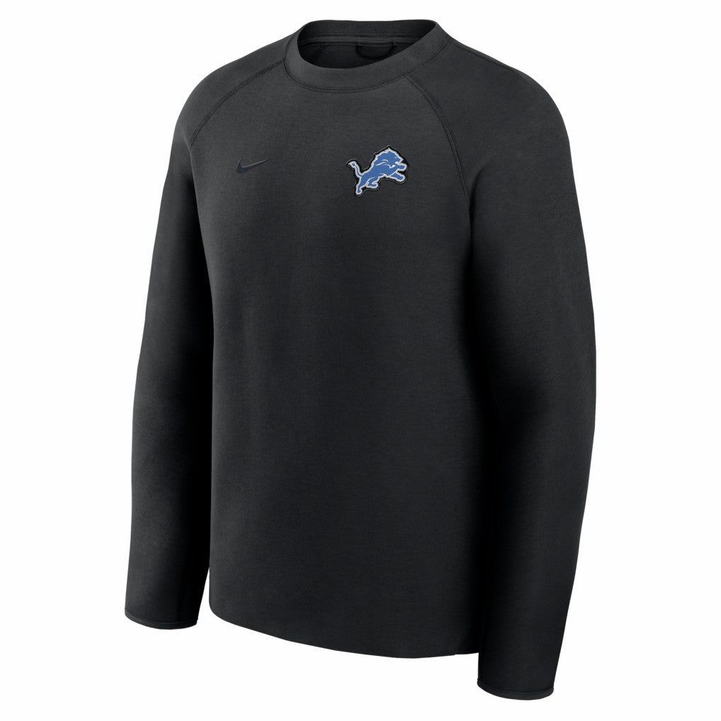 Nike Detroit Lions Tech Fleece Raglan Sweatshirt Black