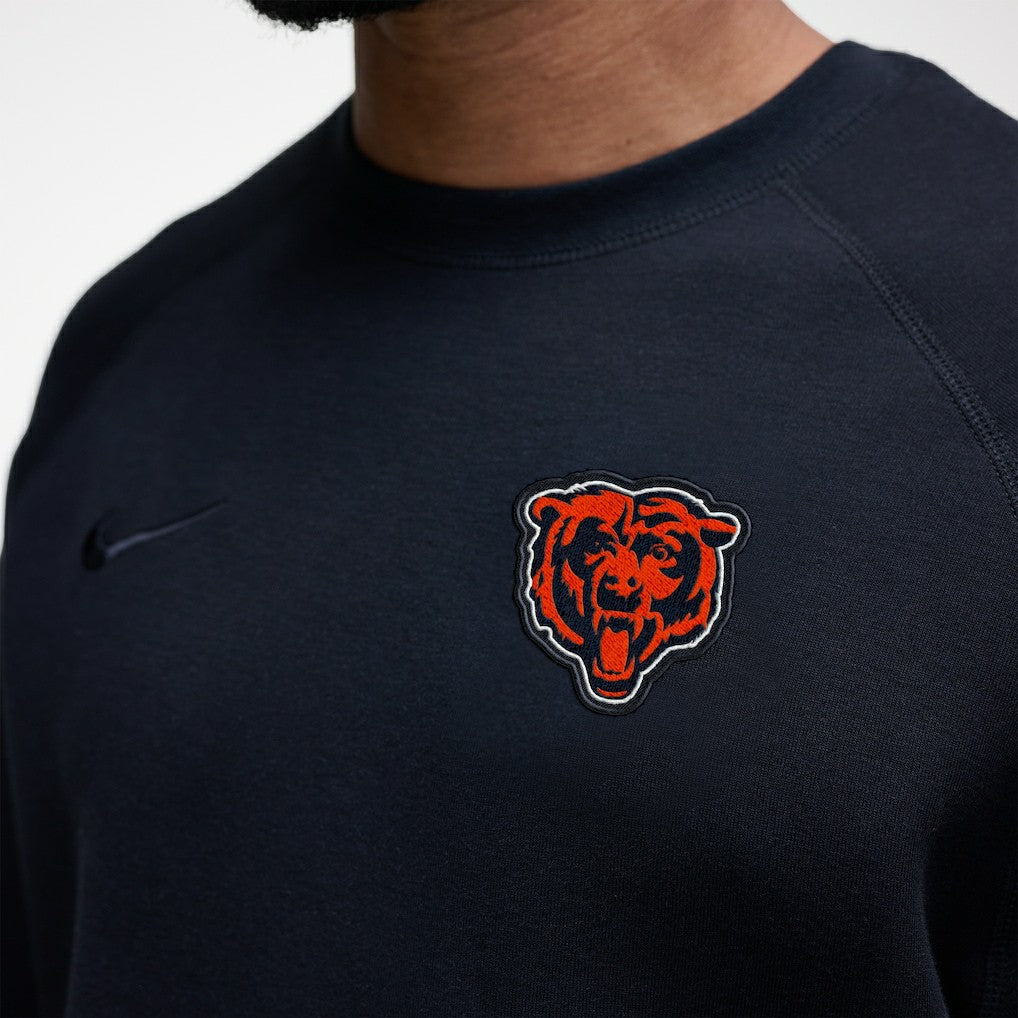 Nike Chicago Bears Tech Fleece Raglan Sweatshirt Black