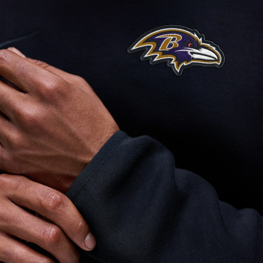 Nike Baltimore Ravens Tech Fleece Raglan Sweatshirt Black
