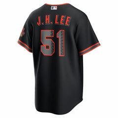 Jung Hoo Lee San Francisco Giants Nike Alternate Stadium Jersey - Black - Nike on Sale