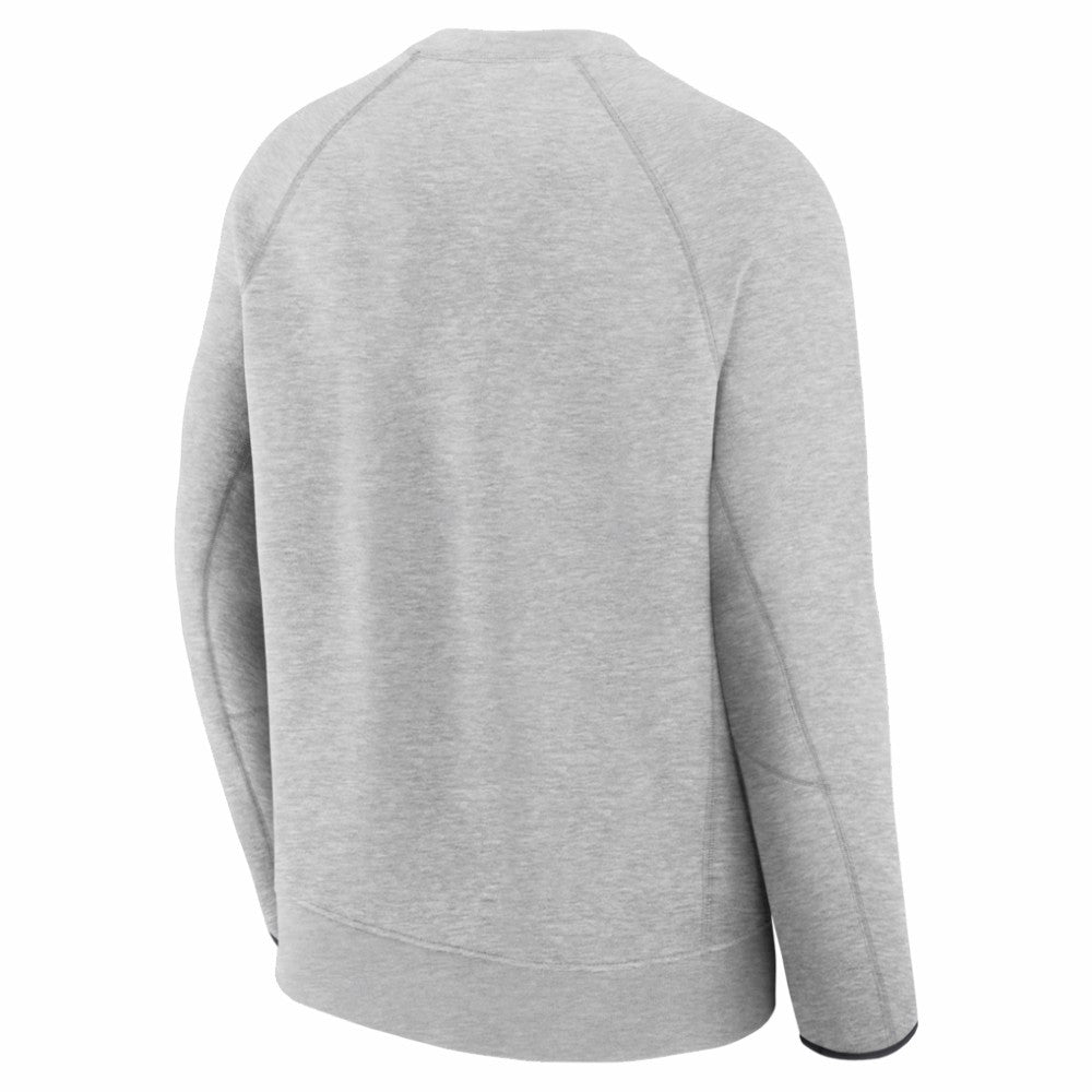 San Diego Padres Nike Tech Fleece Raglan Sweatshirt - Heather Gray - Nike Sale