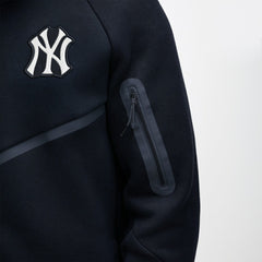 New York Yankees Nike Tech Fleece Raglan Full-Zip Windrunner Hoodie - Black - Nike Sale