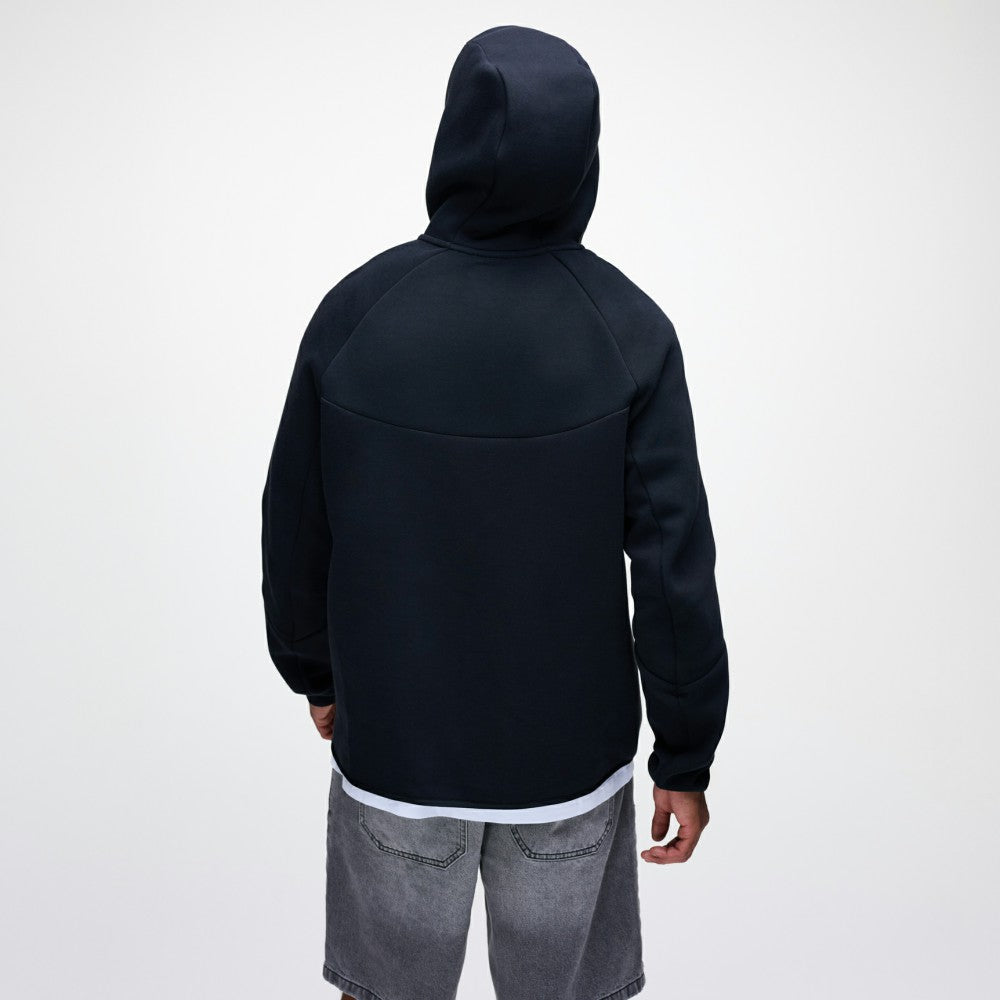 Los Angeles Dodgers Nike Tech Fleece Raglan Full-Zip Windrunner Hoodie - Black - Nike Lifestyle