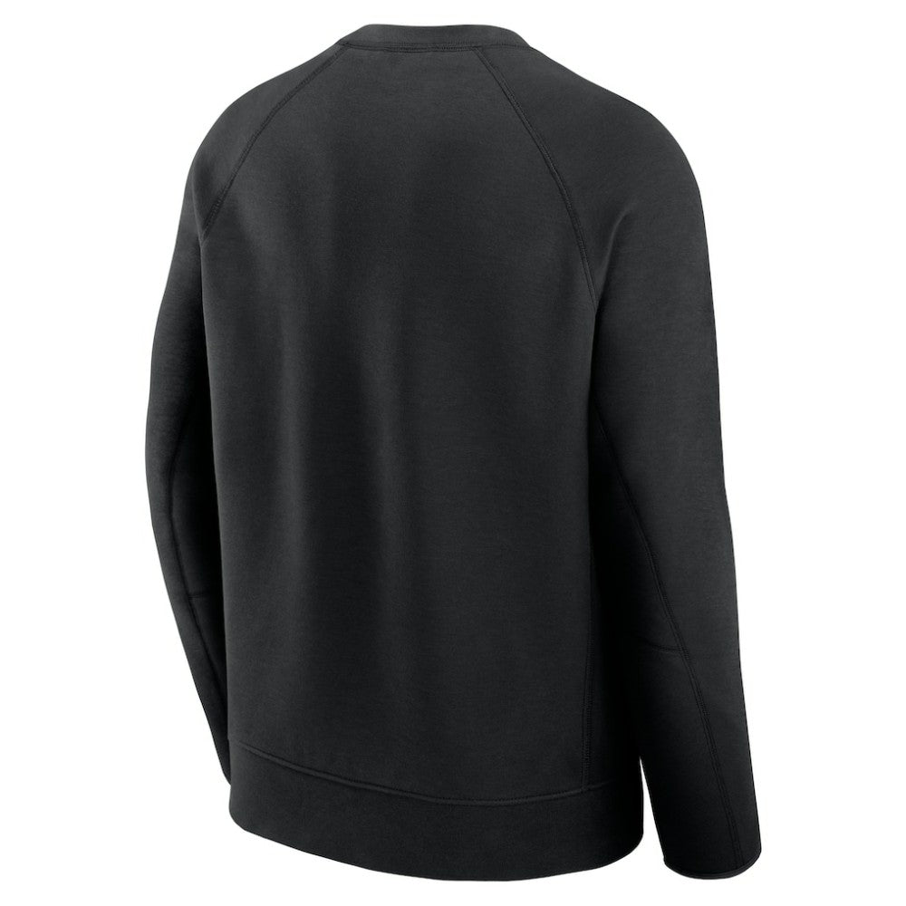 San Francisco Giants Nike Tech Fleece Raglan Sweatshirt - Black - Nike Sale