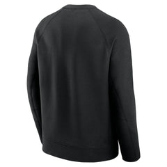 San Francisco Giants Nike Tech Fleece Raglan Sweatshirt - Black - Nike Sale
