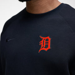 Detroit Tigers Nike Tech Fleece Raglan Sweatshirt - Black - Nike Lifestyle