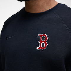 Boston Red Sox Nike Tech Fleece Raglan Sweatshirt - Black - Nike Lifestyle