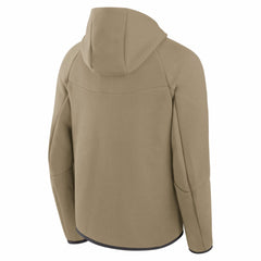 Atlanta Braves Nike Tech Fleece Raglan Full-Zip Windrunner Hoodie - Tan - Nike Lifestyle