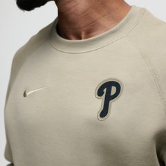 Philadelphia Phillies Nike Tech Fleece Raglan Sweatshirt - Olive - Nike Sale