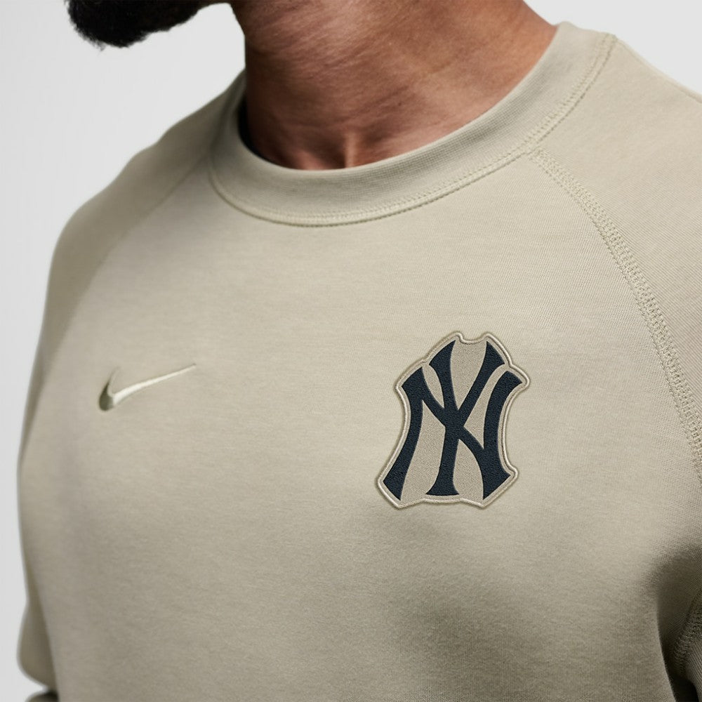 New York Yankees Nike Tech Fleece Raglan Sweatshirt - Olive - Nike Sale