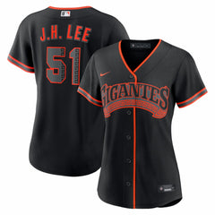 Jung Hoo Lee San Francisco Giants Nike Women's Alternate Replica Jersey - Black - Nike Discount