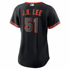 Jung Hoo Lee San Francisco Giants Nike Women's Alternate Replica Jersey - Black - Nike Discount