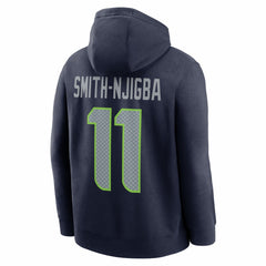 Nike Jaxon Smith-Njigba Seattle Seahawks Name & Number Fleece Hoodie Navy