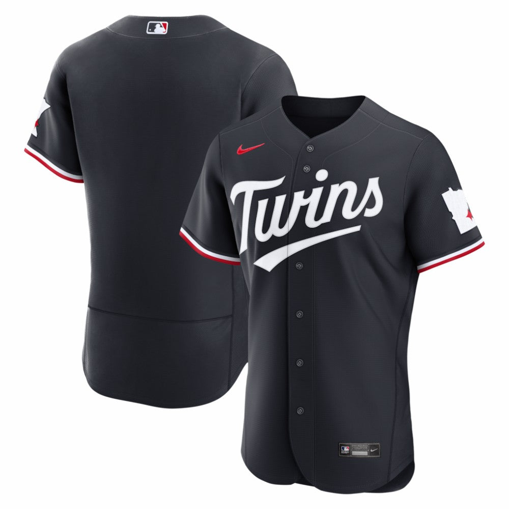 Minnesota Twins Nike Alternate Authentic Jersey - Navy - Nike Lifestyle