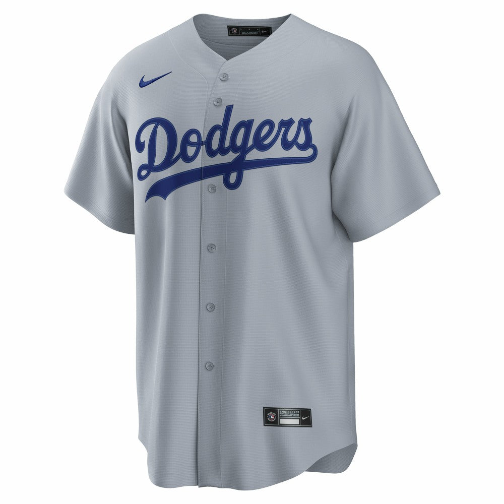 Yoshinobu Yamamoto Los Angeles Dodgers Nike Road Replica Jersey - Gray - Nike Discount