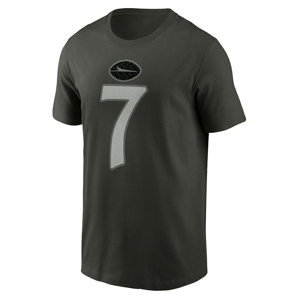 Nike Justin Fields New York Jets 2025 Rivalries Collection Player Name & Number T-Shirt Gotham Green