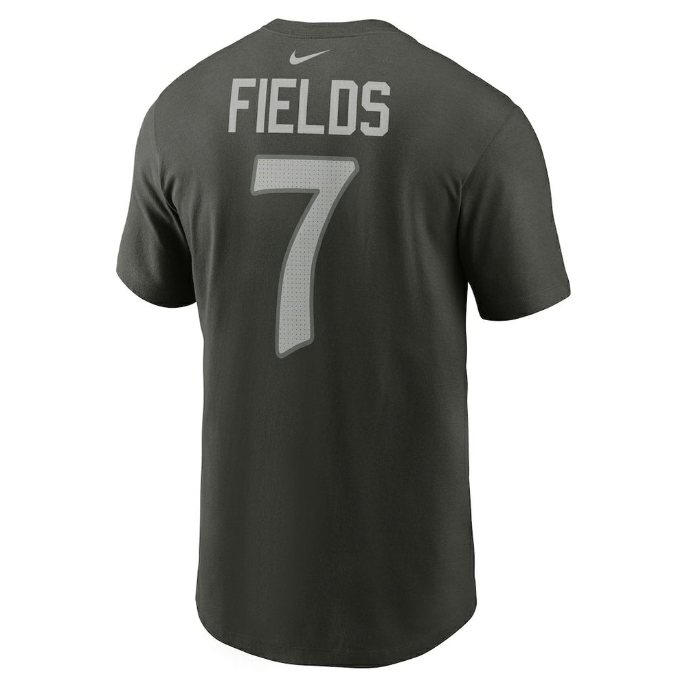 Nike Justin Fields New York Jets 2025 Rivalries Collection Player Name & Number T-Shirt Gotham Green